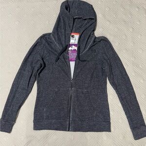 The North Face Gray and Orange Women's hoodie